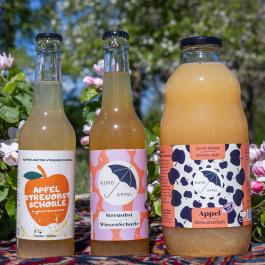Saft direkt abgefüllt